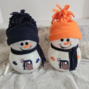 Lighted snowmen